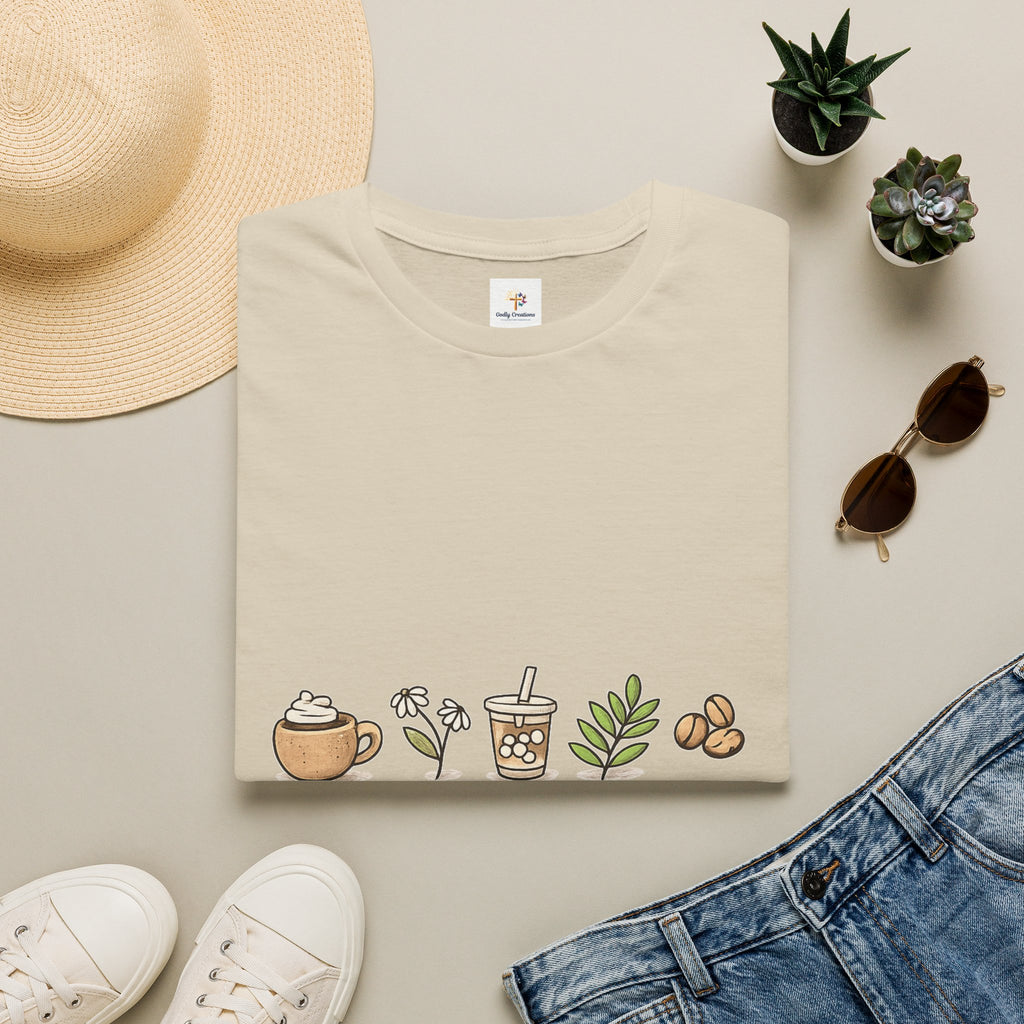 Coffee & Jesus T‑Shirt — Christian Coffee Lover Graphic Tee