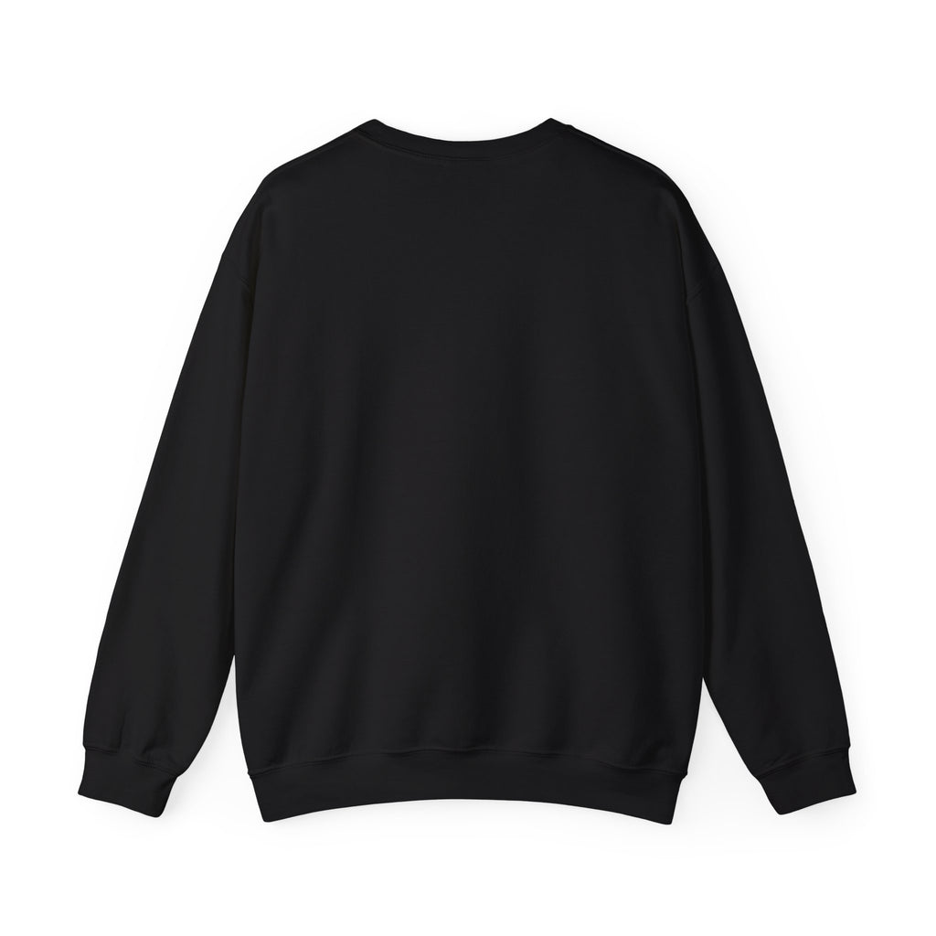 Crewneck Sweatshirt — "But First, God" Retro Script Christian Faith Pullover