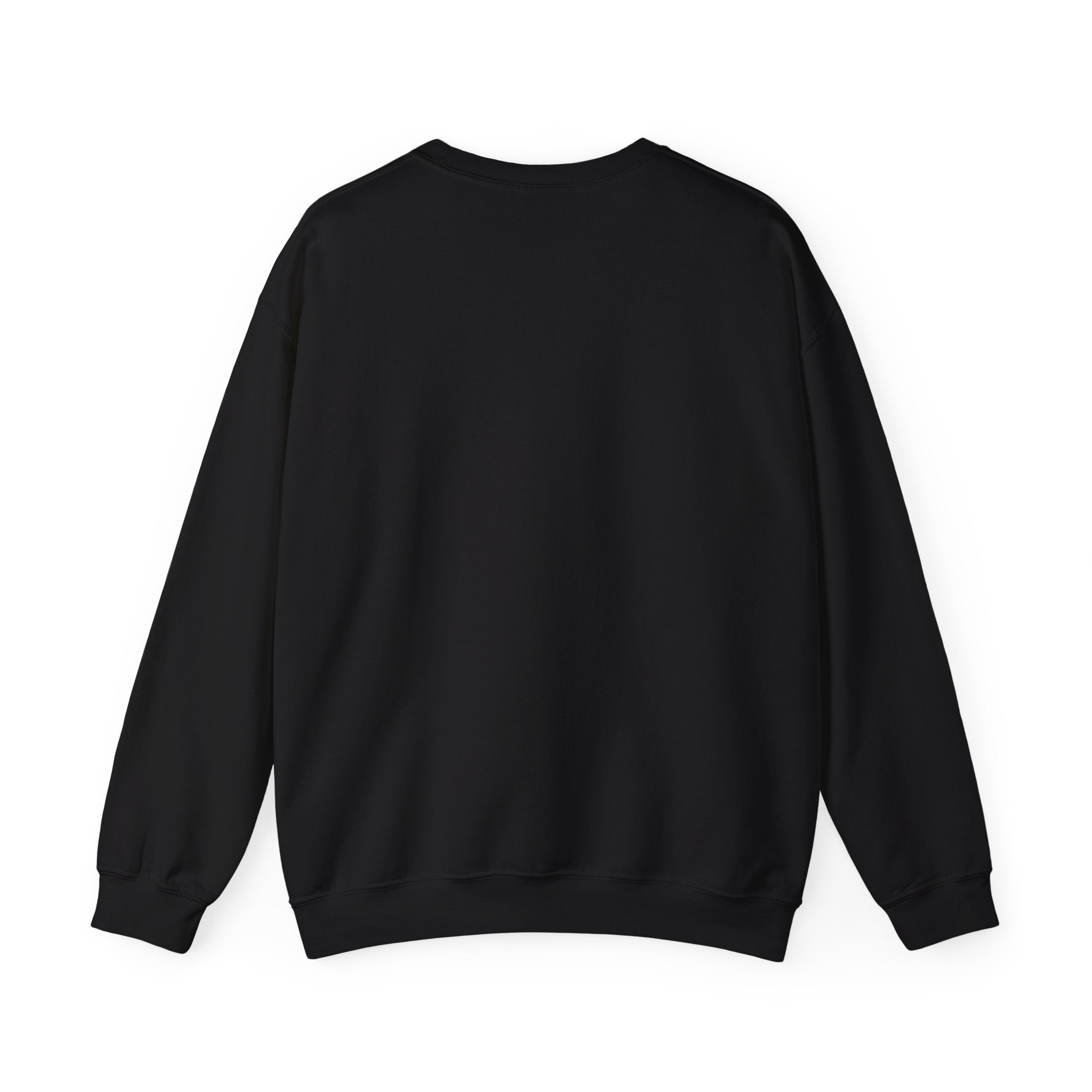 Crewneck Sweatshirt — "But First, God" Retro Script Christian Faith Pullover
